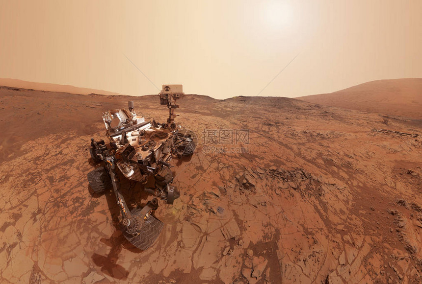 火星探索行星的表面这个图象的部分是由美国航天局为任何目的而提供的图片
