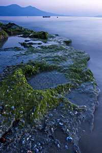 海景自然景观摄影长期的曝光摄图片