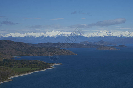 智利巴塔哥尼亚北部拉戈将军卡雷图片