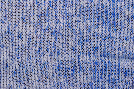 蓝色针织质地针织布背景图片