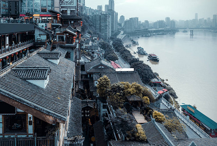 重庆古典建筑洪崖洞图片
