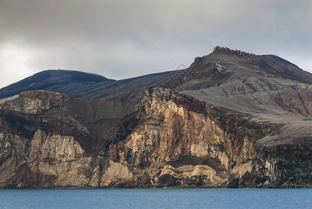 火山海岸景观欺骗岛南极洲图片