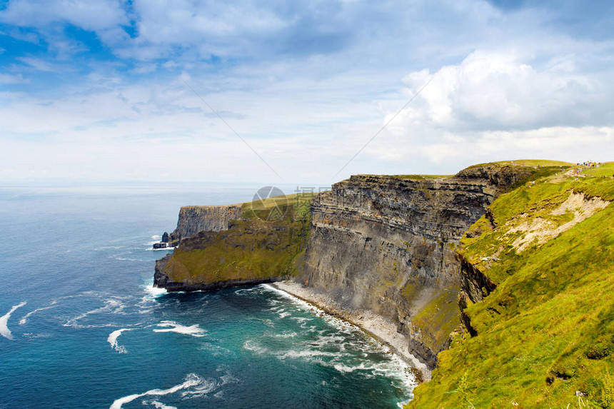 莫赫尔的显眼断崖是位于爱尔兰克莱尔县Burren地区西南边缘的海悬崖图片