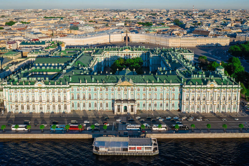 俄罗斯圣彼得堡天线Neva河州埃米蒂奇博物馆冬季宫图片