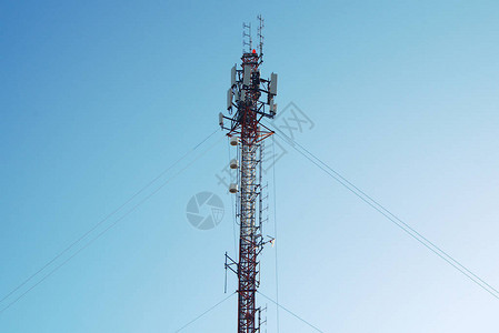 通信塔无线天蜂电移动电话技术图片