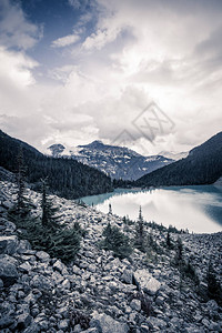 加拿大不列颠哥伦比亚省Cayoosh山和上Joff图片