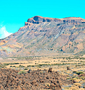 地震学位于西班牙卡那利岛特纳里费岛的提德火山景象背景