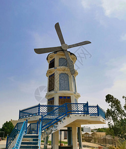 卡塔尔的风车图片