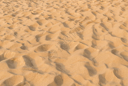 夏季泰国普吉海滩沙上沙子布局的背图片
