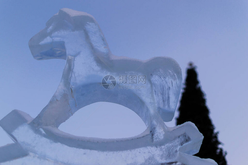 冬天雕塑冬天俄罗图片