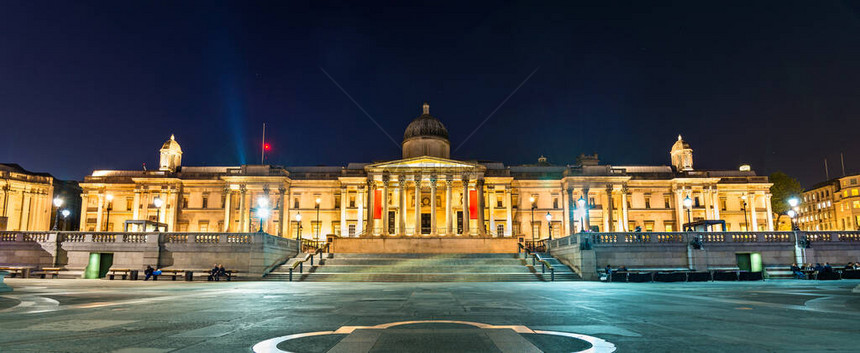 英国伦敦Trafalgar广场美术图片