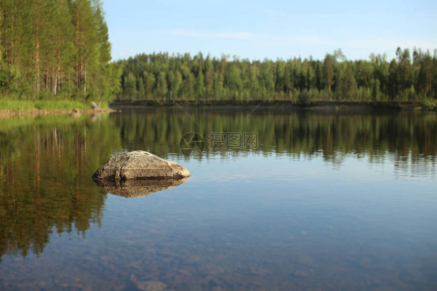 Skelleftealven河在瓦斯特波图片