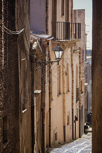 埃里切古城的街道意大利西里岛图片
