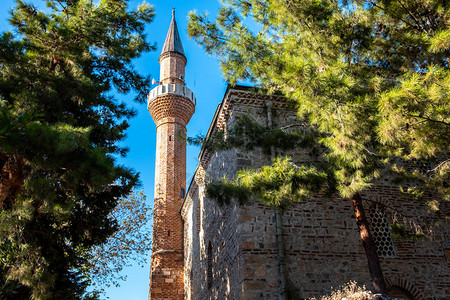 苏莱马尼耶清真寺位于土耳其的阿兰雅城堡图片