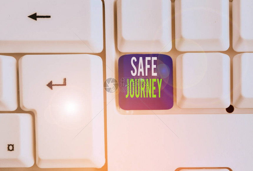 文字书写文本安全之旅商务照片展示祝福告别小心驾驶使用安全带白色pc键盘图片