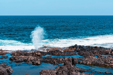 大加那利岛一个叫做泡水龙图片