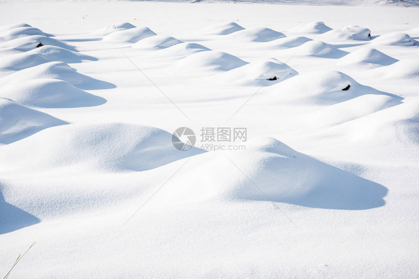 冬季日本北海道比耶Biei图片