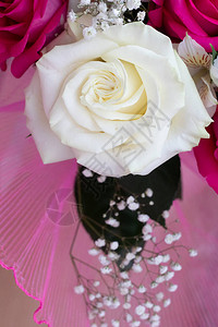 鲜花盛开的花束花玫瑰的背景美丽的花朵节日图片