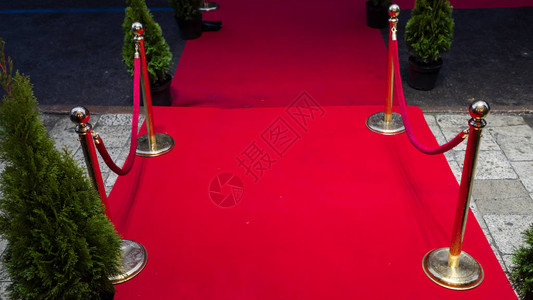 颁奖仪式背景颁奖仪式红地毯节日活动或名人入场概念背景