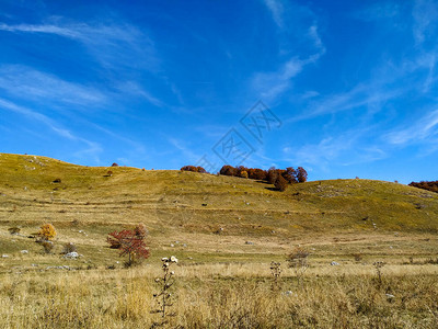 季节变化时农耕村地区大片田地图片