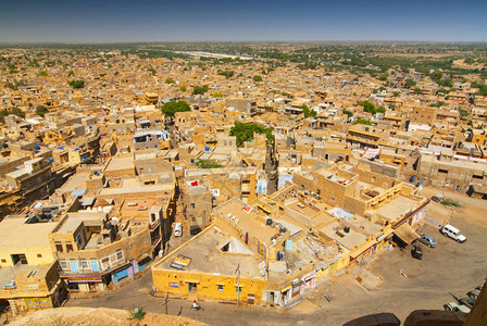 印度拉贾斯坦邦Jaisalmer金堡的Jaisal图片