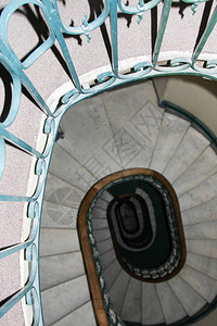 楼梯白色螺旋楼梯蓝色古图片