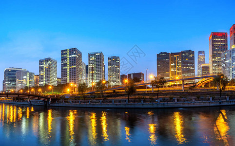 北京央商业区城市天线图片