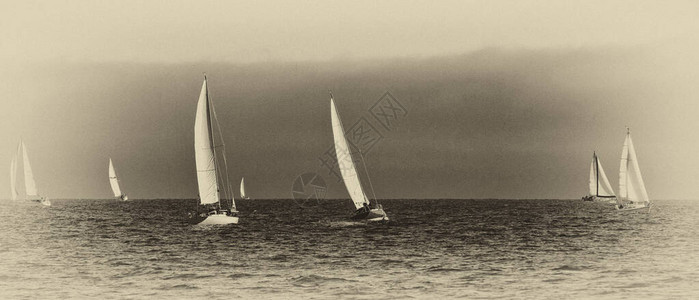美国加利福尼亚州SantaCruz太平洋帆船的图片