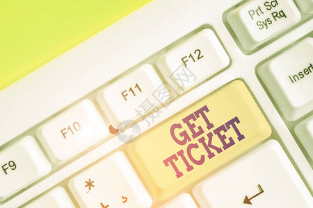 GetTicket概念照片背景图片