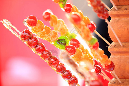 糖葫芦一种传统小吃图片
