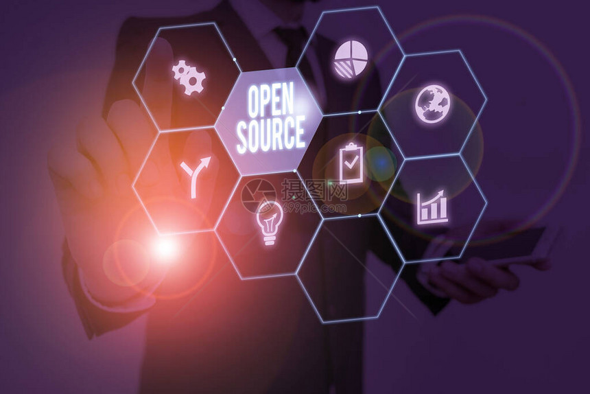 显示OpenSource的文本符号商业图片显示软件图片