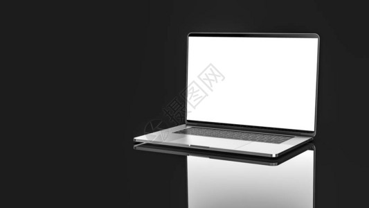 笔记本电脑黑色背景的模板模板图片