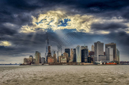 纽约市天际线和摩天大楼图片