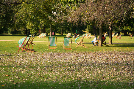 秋天的海德公园伦敦图片