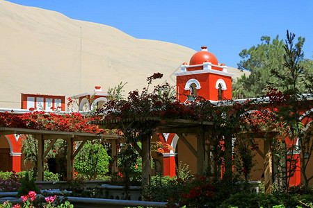 秘鲁伊卡地区瓦卡契纳绿洲城镇瓦卡契纳图片