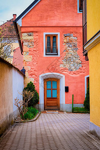 斯洛文尼亚Celje旧城镇的老房子街图片