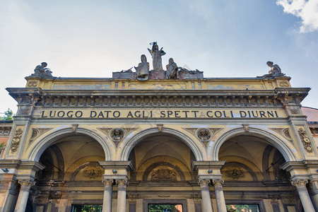 意大利博洛尼亚市城历史中心索图片