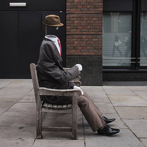 伦敦的隐形男子图片