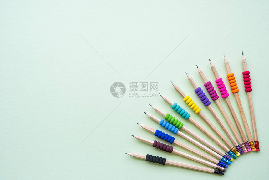 各种生态铅笔的多样化图片