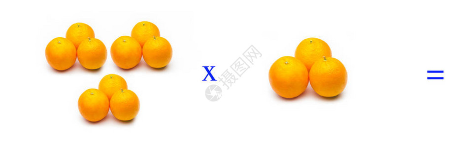 简单乘法与水果的数学问题图片