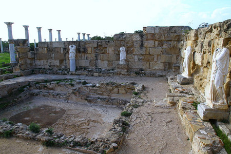 古玩城北塞浦路斯SalamisRu背景