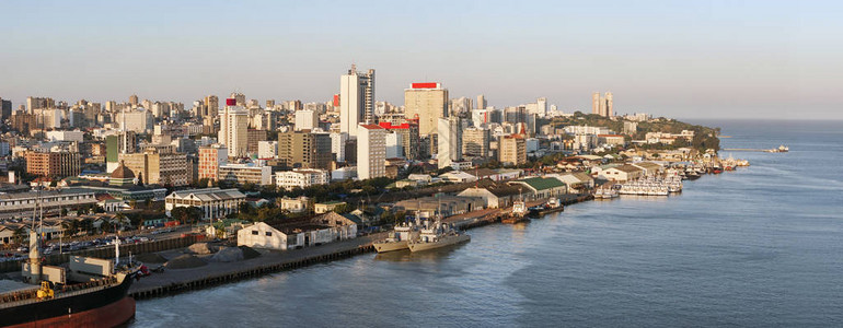 马普托市中心城市风景非洲莫图片