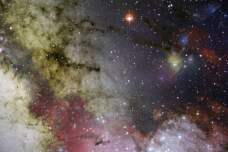 有星云和恒星的无限空间由美国航天局提图片