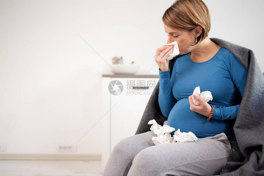 孕妇得了感冒流感图片