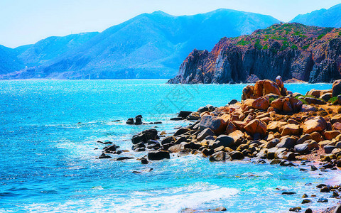 意大利南撒丁岛布格尔鲁地中海Capo图片