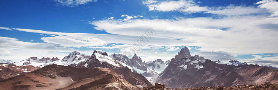 阿根廷南部的巴塔哥尼亚风景图片