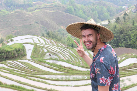 传统水稻种植图片