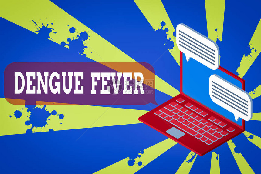 DengueFever由飞禽或蚊子引起的传染病的商业概念图片