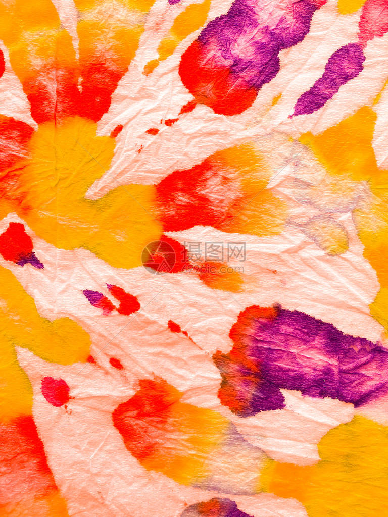 嬉皮巴蒂奇充满活力的海特旧金山斯沃琪迷幻漩涡纺织品扎染螺旋背景橙色和红色自由tieye漩涡波西米亚染色的衣服图片