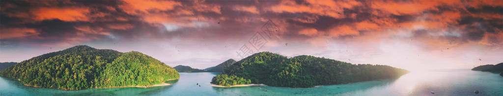 泰国苏林群岛黄昏无人驾驶飞图片